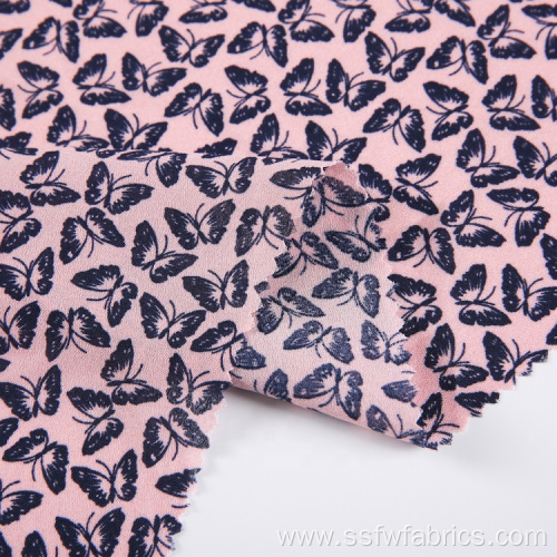 Custom Pattern Fashionable Plain Dobby Soft Polyester Fabric